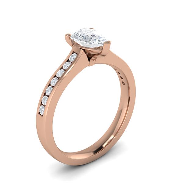 Alisa in 18k Rose Gold — view 3