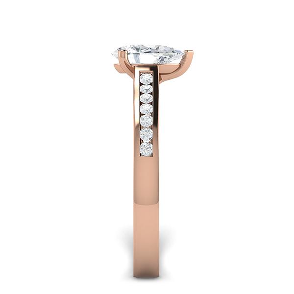 Alisa in 18k Rose Gold — view 4
