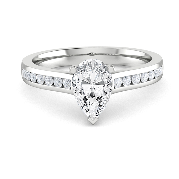 Alisa in 18k White Gold