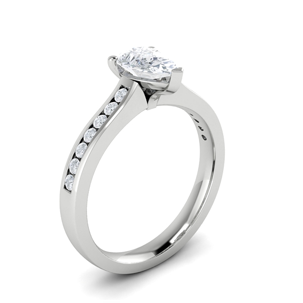 Alisa in 18k White Gold — view 3
