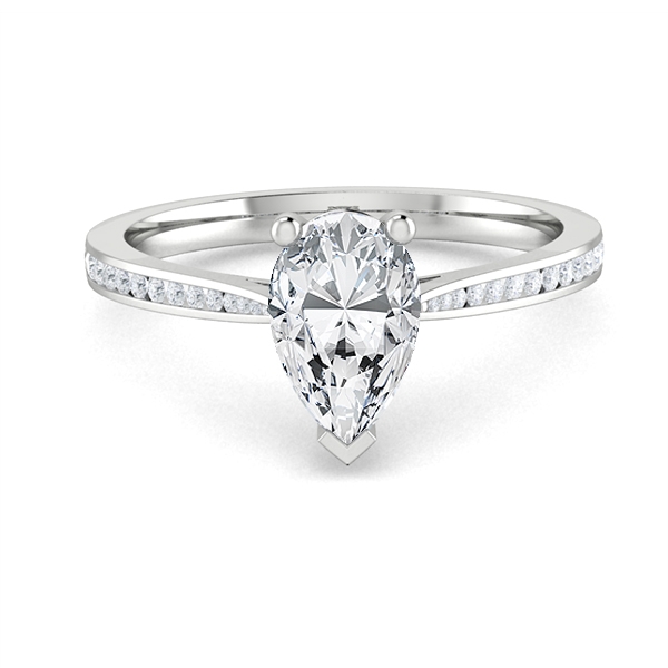Kiley in 18k White Gold