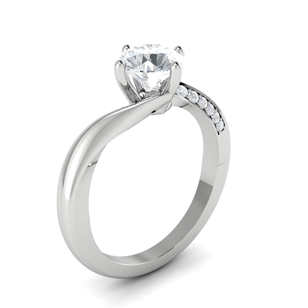 Tamika in 18k White Gold — view 3