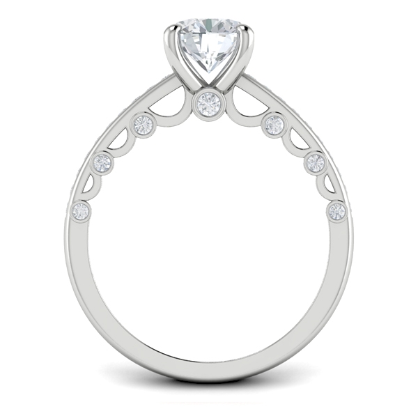 Arlene in 18k White Gold — view 2