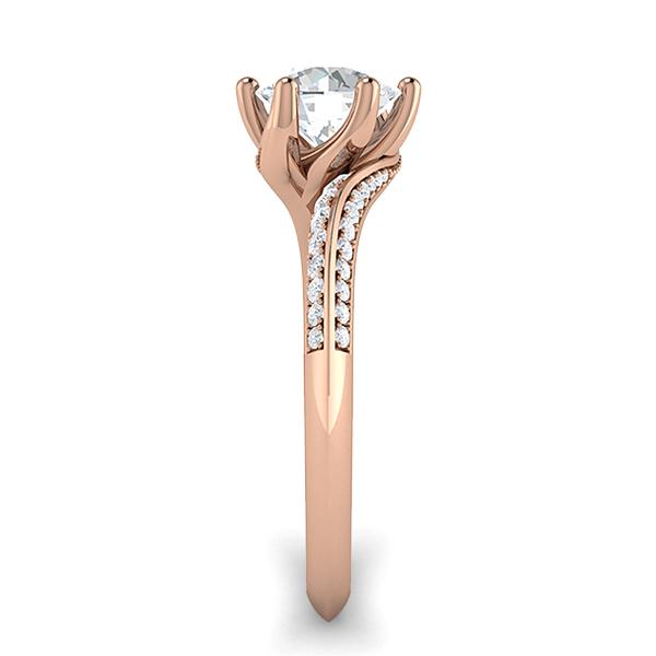 Brenda in 18k Rose Gold — view 4