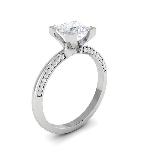 Martina in 18k White Gold — view 3