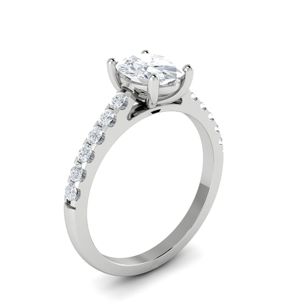 Odele in 18k White Gold — view 3