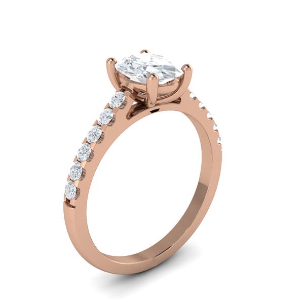 Odele in 18k Rose Gold — view 3