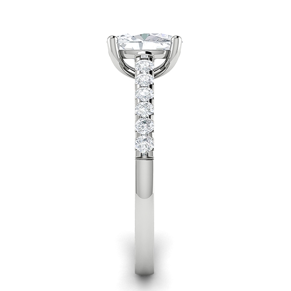 Odele in 18k White Gold — view 4