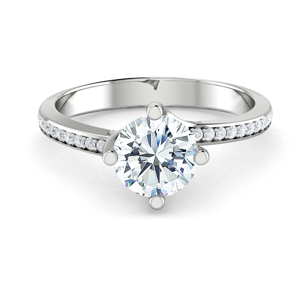 Sascha in 18k White Gold