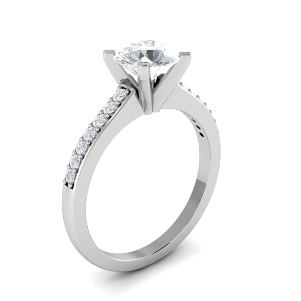 Beyonce in 18k White Gold — view 3