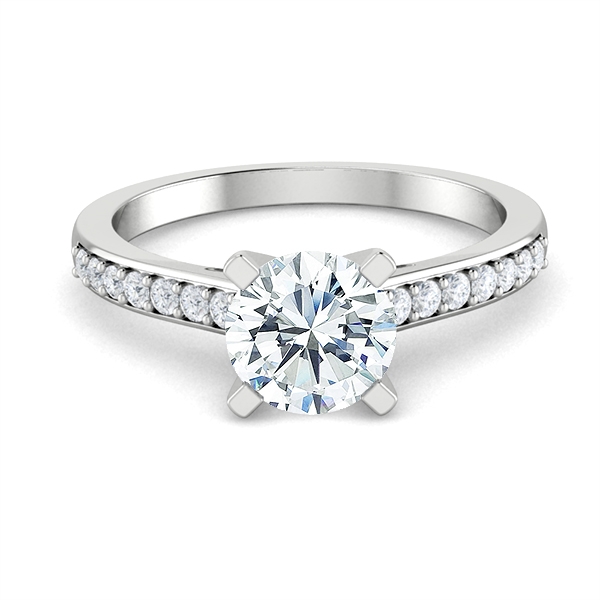 Beyonce in 18k White Gold