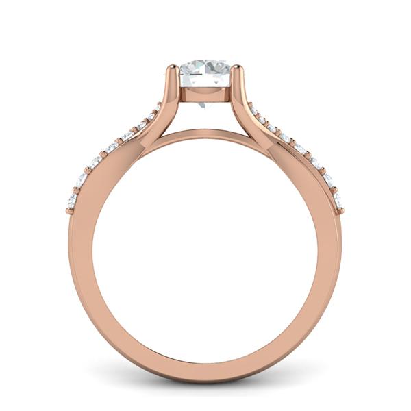 Janiya in 18k Rose Gold — view 2