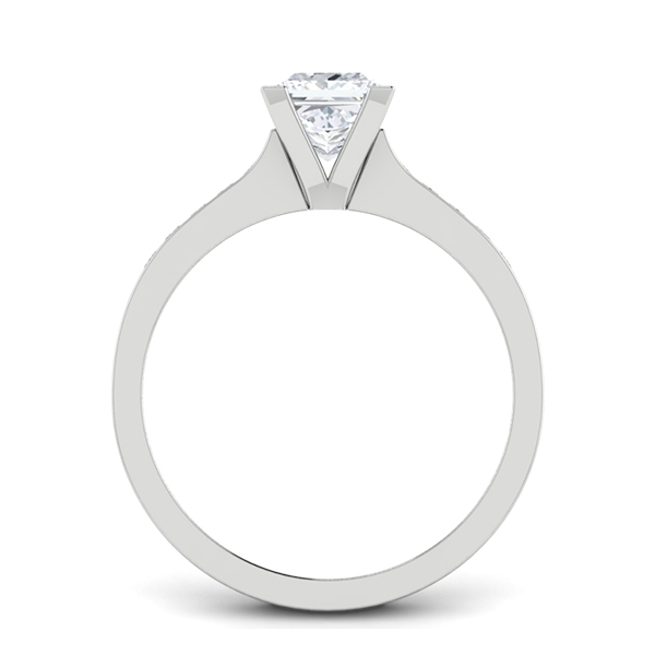 Modesty in 18k White Gold — view 2