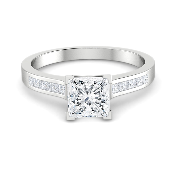 Modesty in 18k White Gold