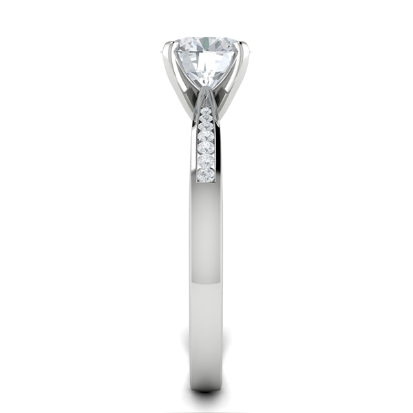 Amie in 18k White Gold — view 4