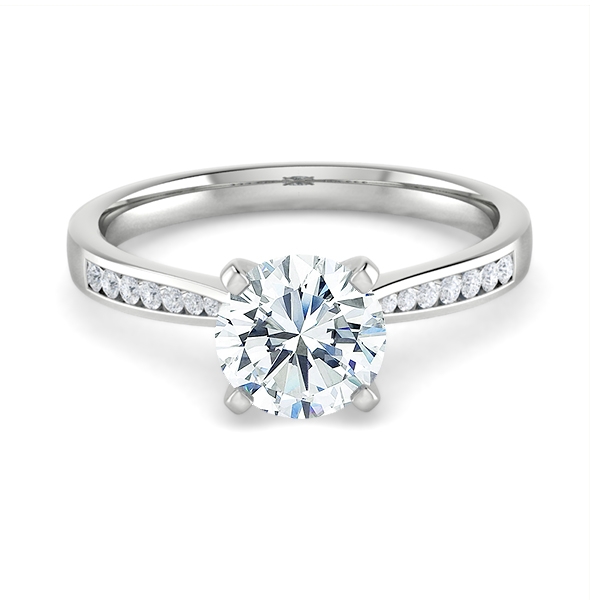 Amie in 18k White Gold