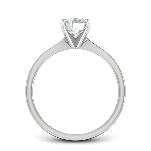Amie in 18k White Gold — view 2