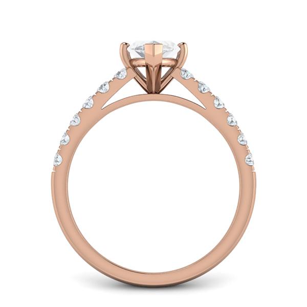 Christiana in 18k Rose Gold — view 2