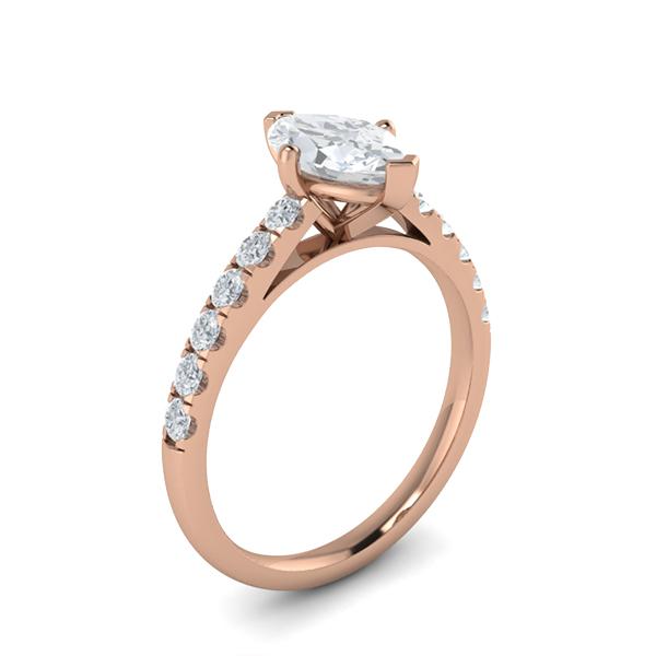 Christiana in 18k Rose Gold — view 3