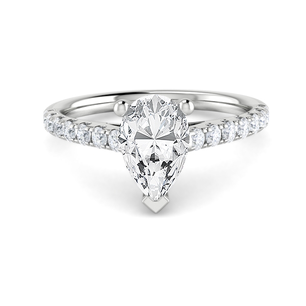 Preslie in 18k White Gold