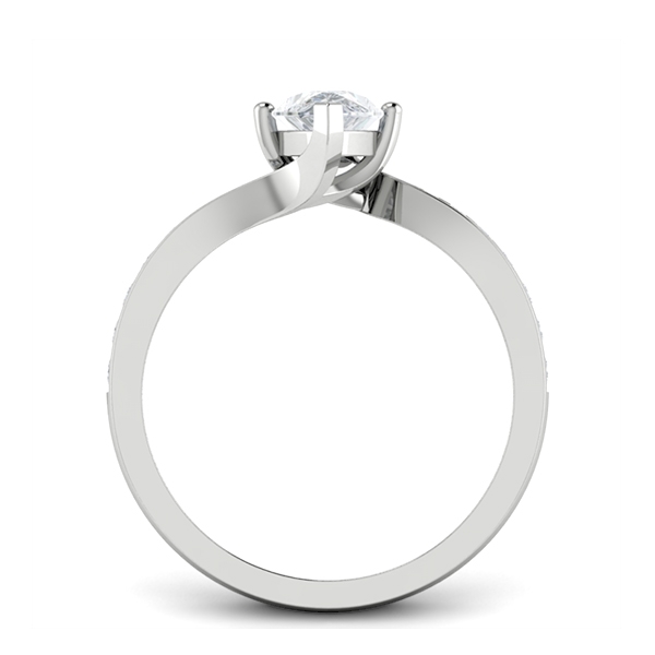 Victoria in 18k White Gold — view 2