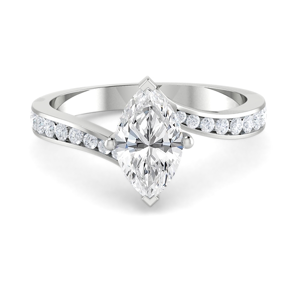 Victoria in 18k White Gold