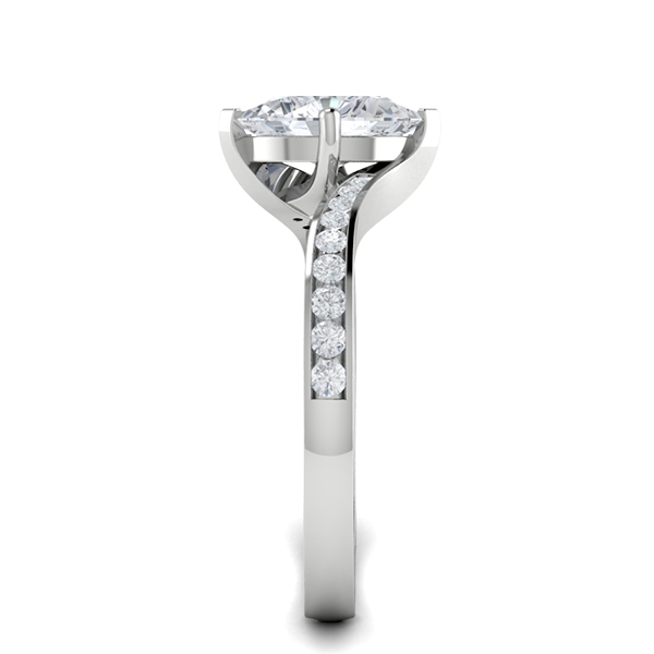 Victoria in 18k White Gold — view 4