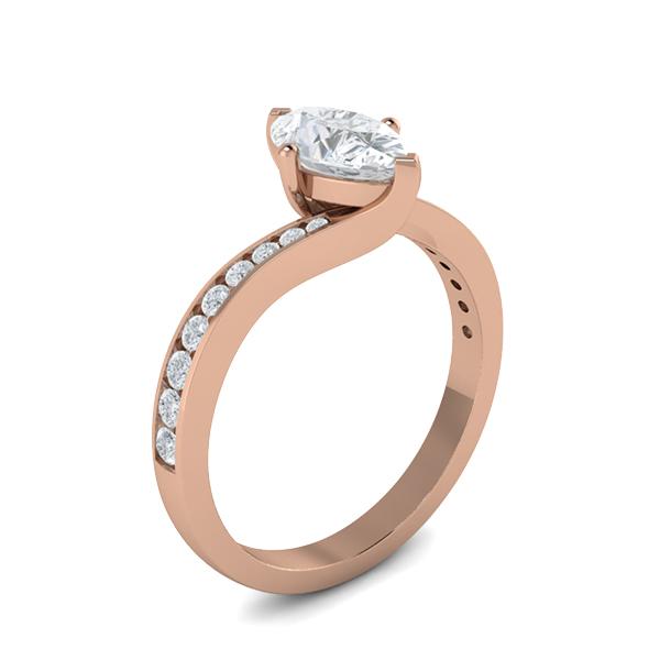 Victoria in 18k Rose Gold — view 3