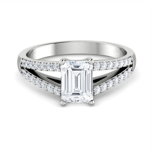 Delina in 18k White Gold