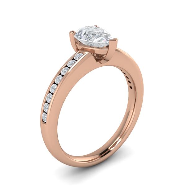 Brianna in 18k Rose Gold — view 3