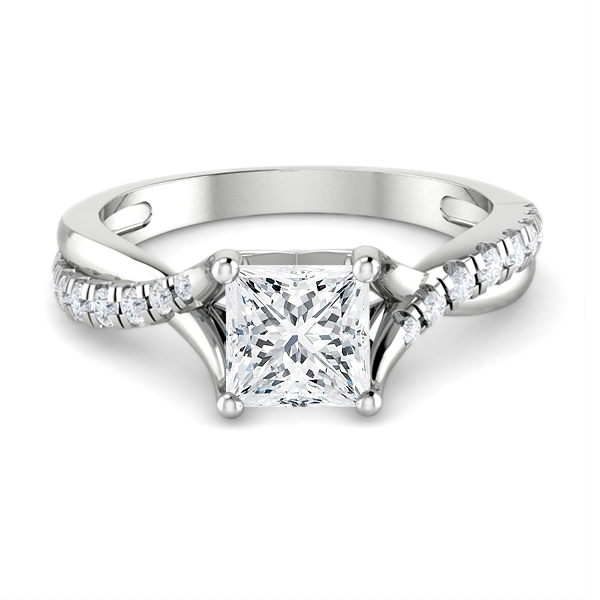 Shreya in 18k White Gold
