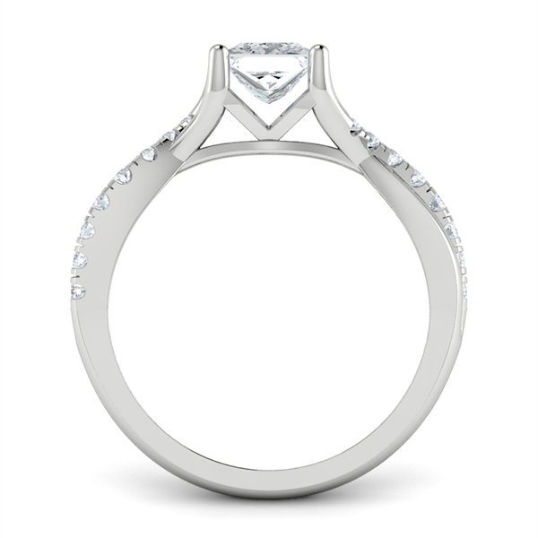 Shreya in 18k White Gold — view 2