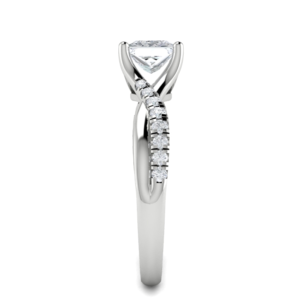 Shreya in 18k White Gold — view 4