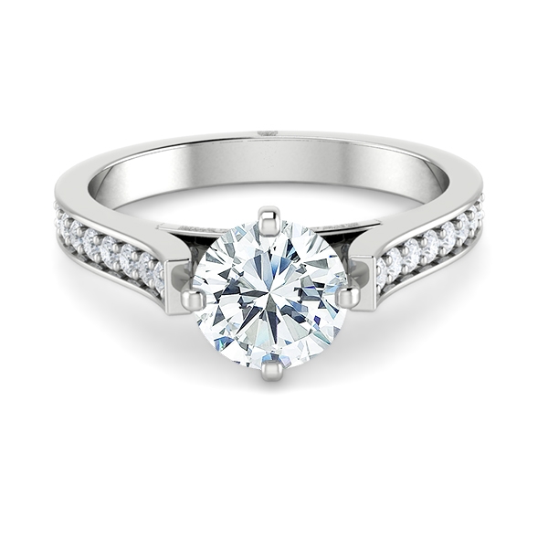 Isabel in 18k White Gold