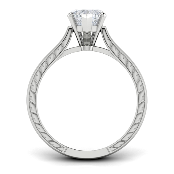 Leia in 18k White Gold — view 2