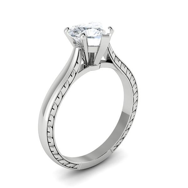 Leia in 18k White Gold — view 3