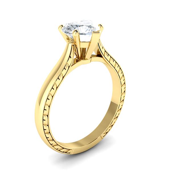 Leia in 18k Yellow Gold — view 3