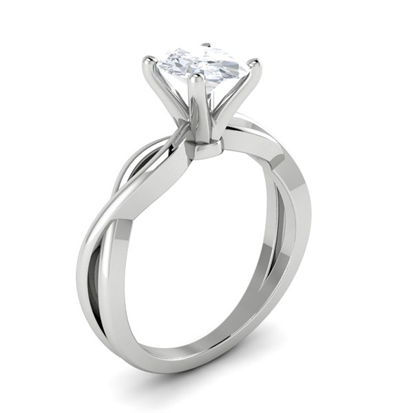 Mim in 18k White Gold — view 3