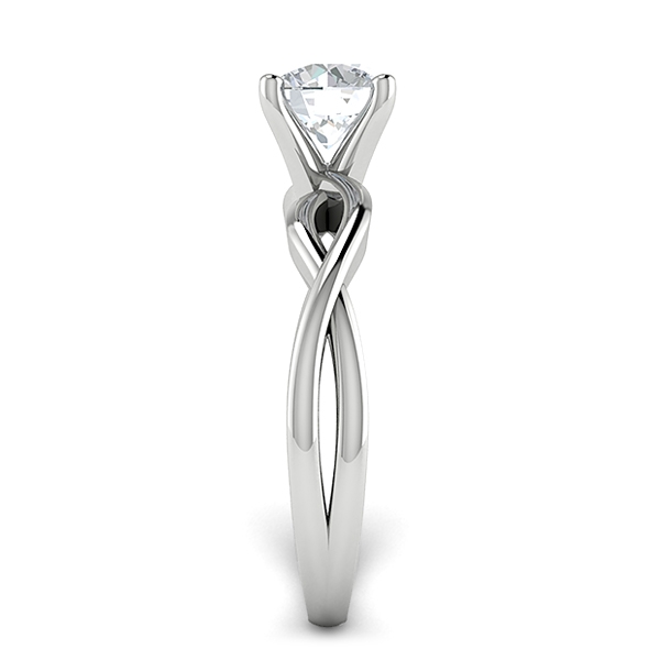 Amelia in 18k White Gold — view 4