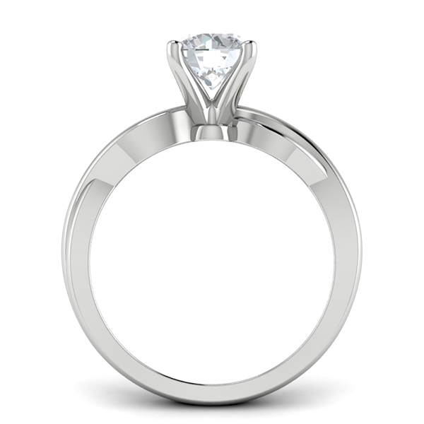 Amelia in 18k White Gold — view 2