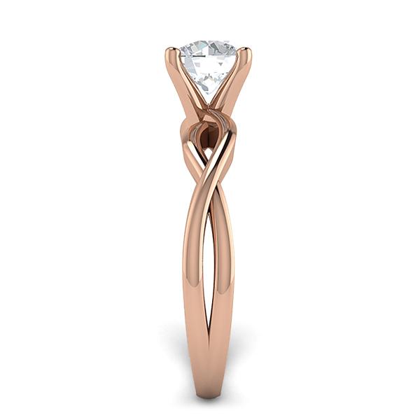 Amelia in 18k Rose Gold — view 4