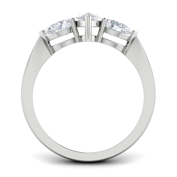 Karissa in 18k White Gold — view 2