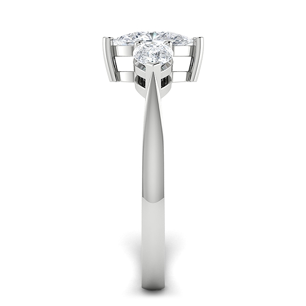 Karissa in 18k White Gold — view 4