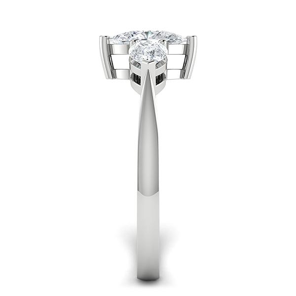 Karissa in 18k White Gold — view 4