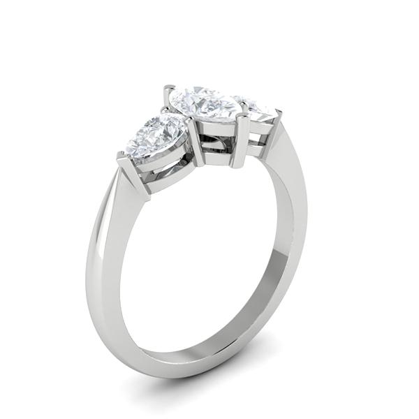 Karissa in 18k White Gold — view 3