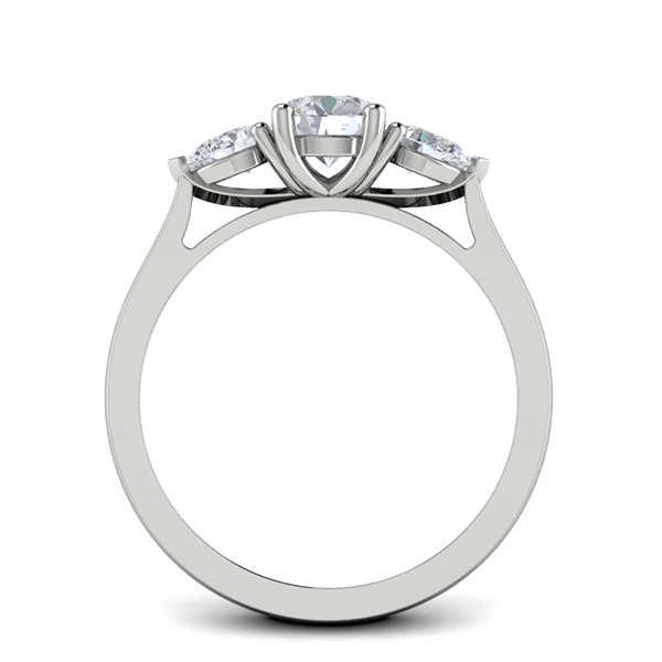 Zyana in 18k White Gold — view 2