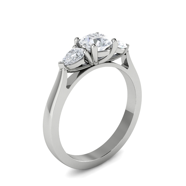 Zyana in 18k White Gold — view 3
