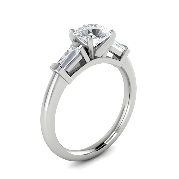 Viola in 18k White Gold — view 3