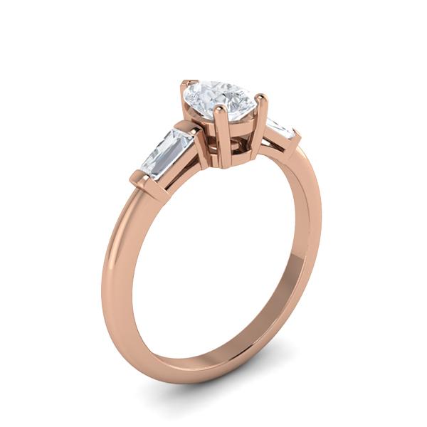Merissa in 18k Rose Gold — view 3