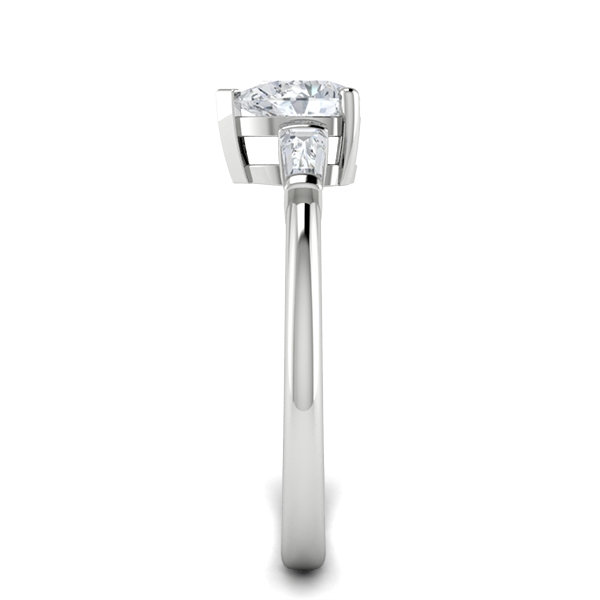 Merissa in 18k White Gold — view 3